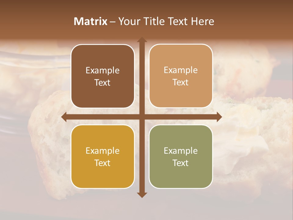 Muffin Biscuits Food PowerPoint Template