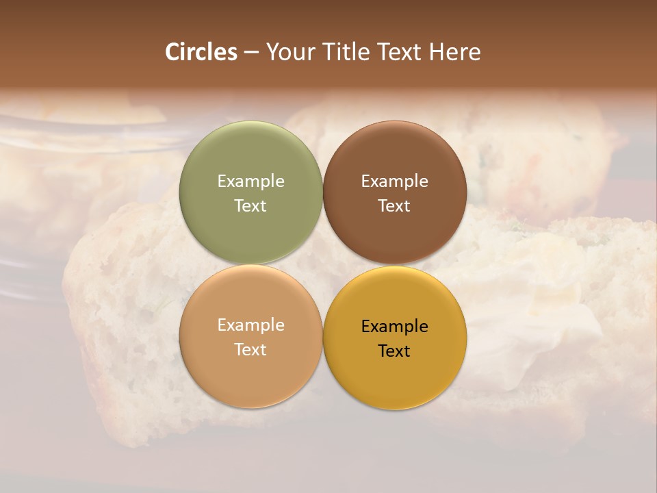 Muffin Biscuits Food PowerPoint Template