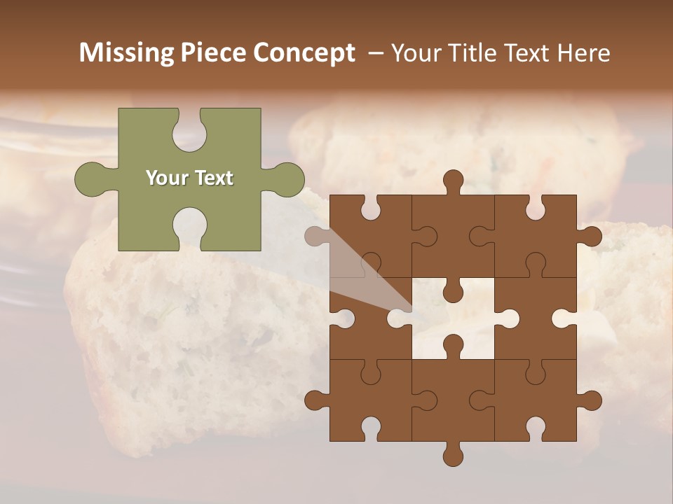 Muffin Biscuits Food PowerPoint Template