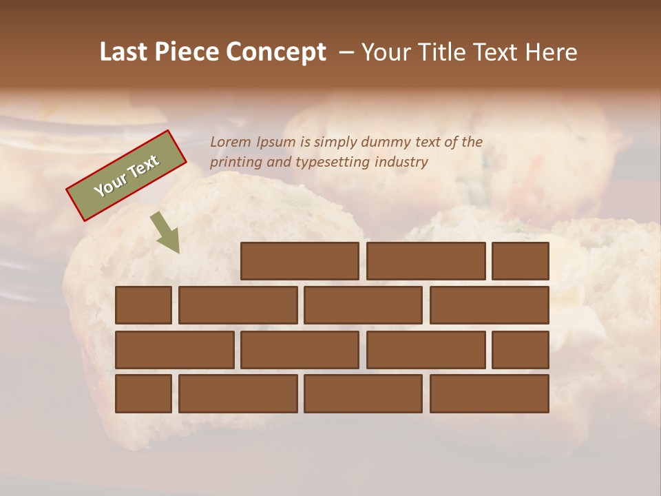 Muffin Biscuits Food PowerPoint Template