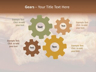 Muffin Biscuits Food PowerPoint Template