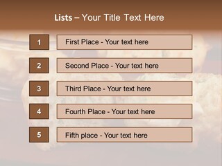 Muffin Biscuits Food PowerPoint Template
