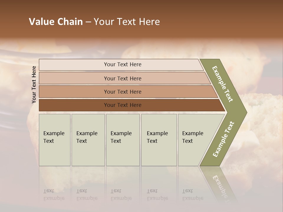 Muffin Biscuits Food PowerPoint Template
