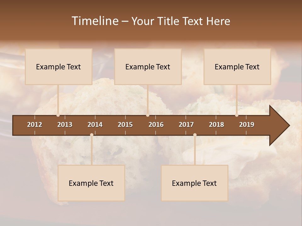Muffin Biscuits Food PowerPoint Template