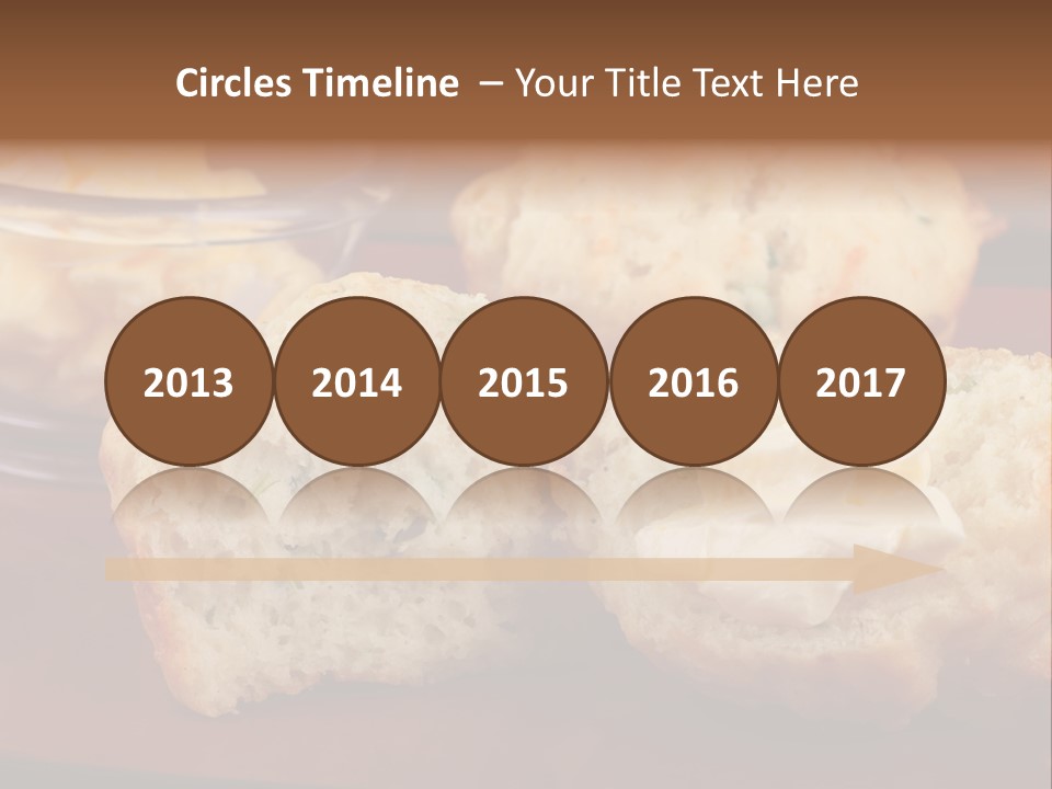 Muffin Biscuits Food PowerPoint Template