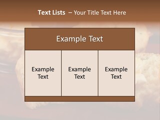 Muffin Biscuits Food PowerPoint Template