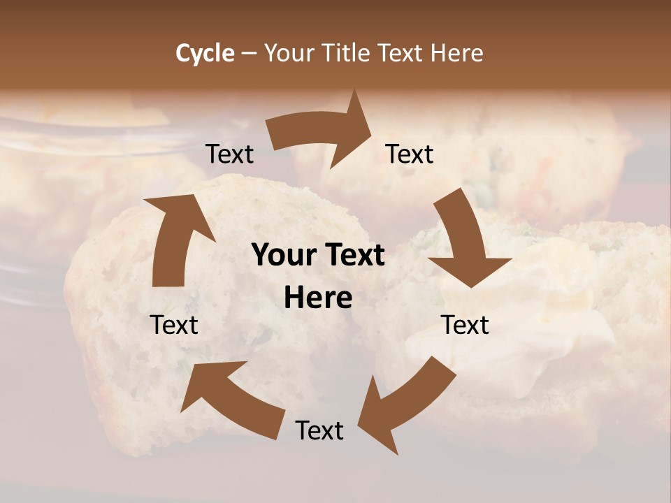 Muffin Biscuits Food PowerPoint Template