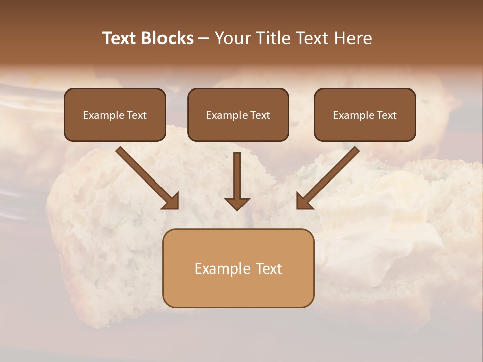 Muffin Biscuits Food PowerPoint Template