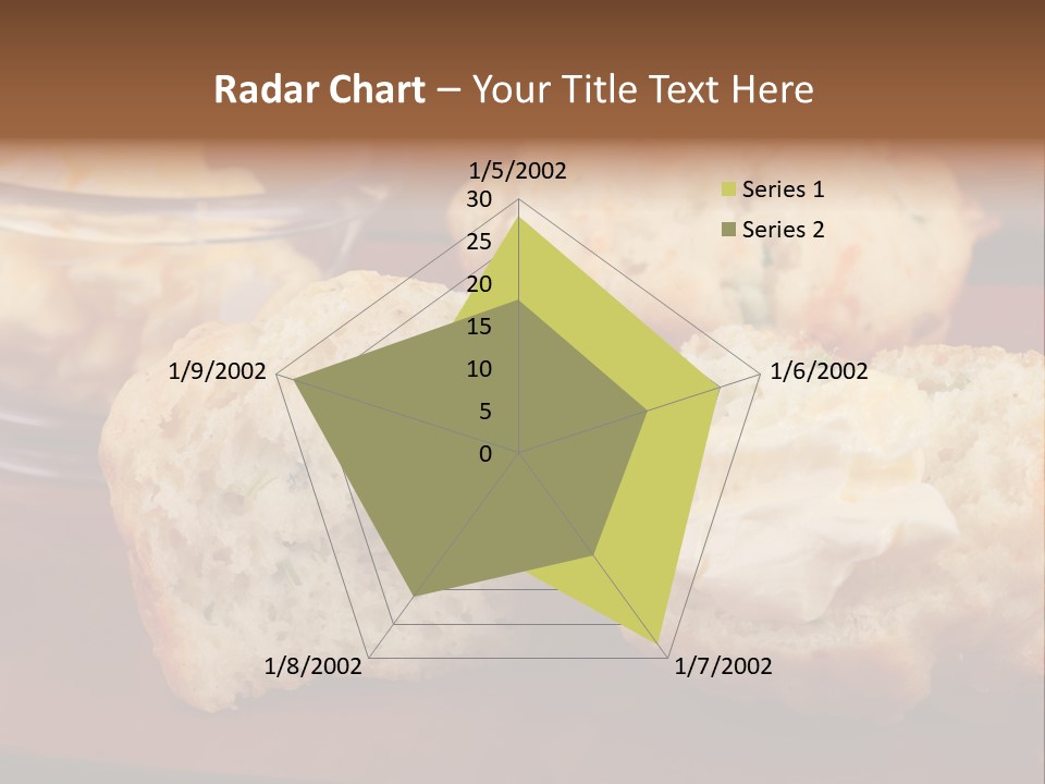 Muffin Biscuits Food PowerPoint Template