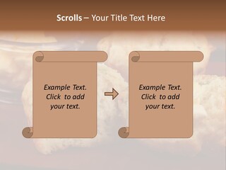 Muffin Biscuits Food PowerPoint Template