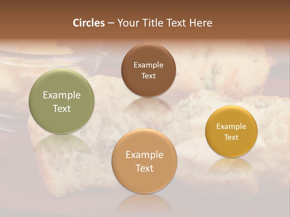 Muffin Biscuits Food PowerPoint Template