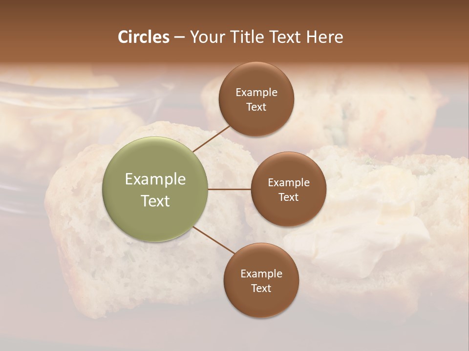 Muffin Biscuits Food PowerPoint Template
