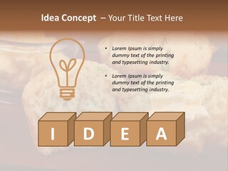 Muffin Biscuits Food PowerPoint Template
