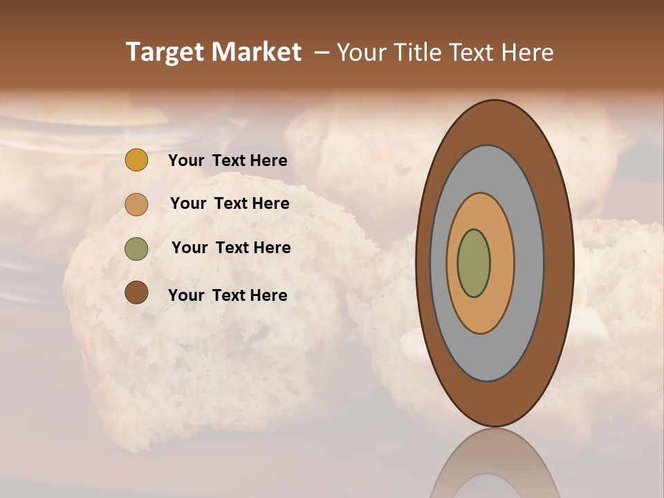 Muffin Biscuits Food PowerPoint Template