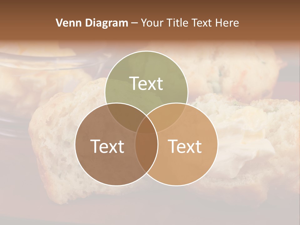 Muffin Biscuits Food PowerPoint Template