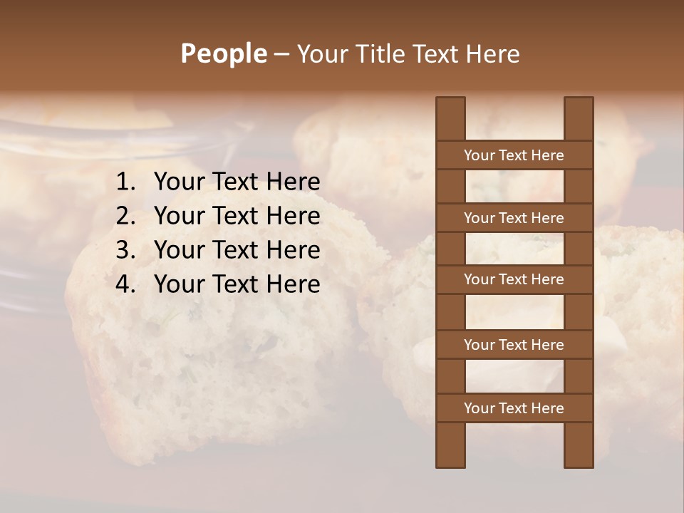 Muffin Biscuits Food PowerPoint Template