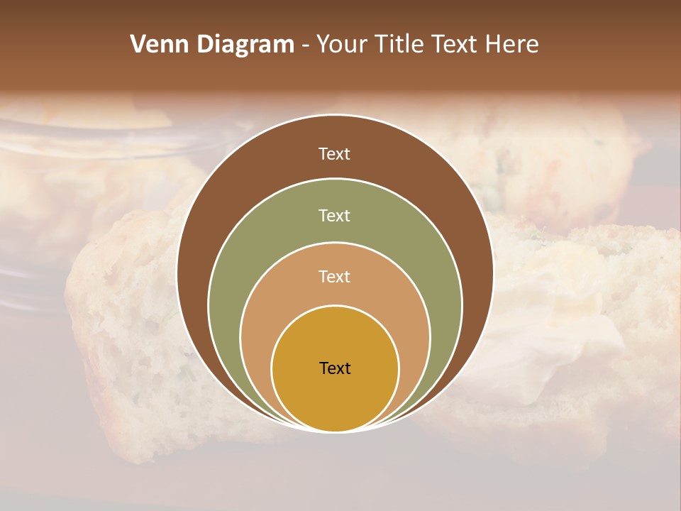 Muffin Biscuits Food PowerPoint Template