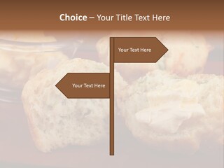 Muffin Biscuits Food PowerPoint Template