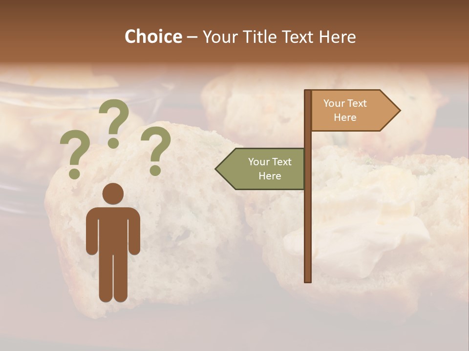 Muffin Biscuits Food PowerPoint Template