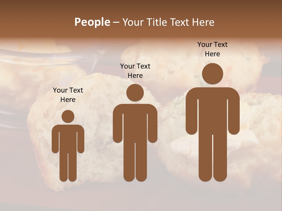 Muffin Biscuits Food PowerPoint Template