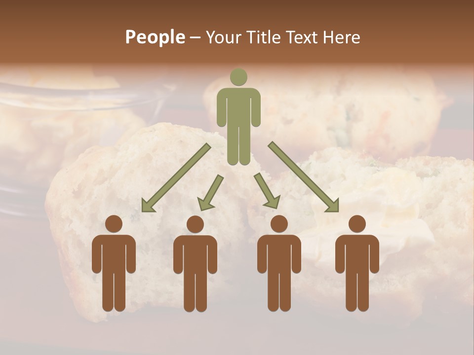 Muffin Biscuits Food PowerPoint Template