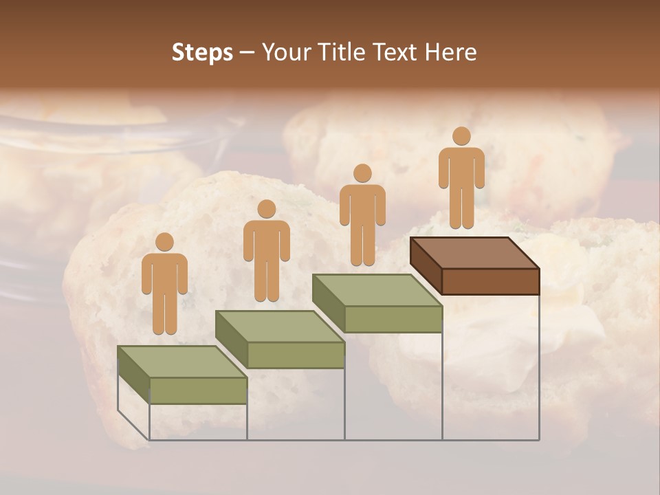 Muffin Biscuits Food PowerPoint Template