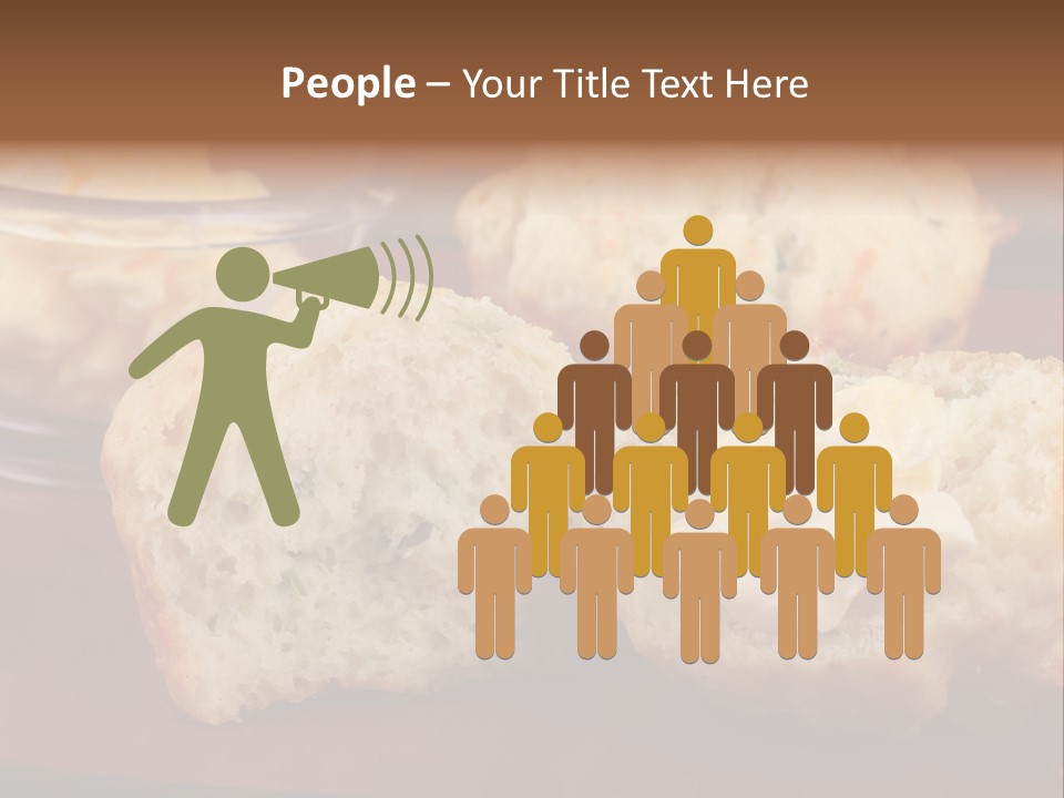 Muffin Biscuits Food PowerPoint Template