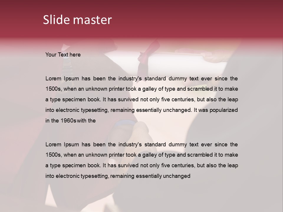 Customs And Celebrations Human Body Part Shake Hands PowerPoint Template