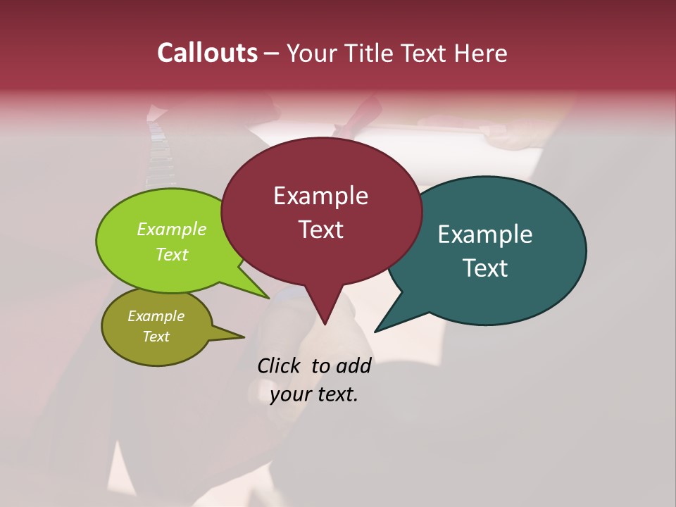 Customs And Celebrations Human Body Part Shake Hands PowerPoint Template