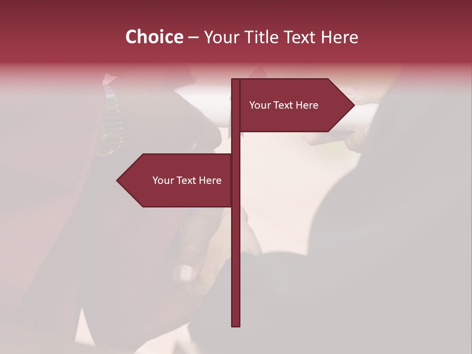 Customs And Celebrations Human Body Part Shake Hands PowerPoint Template