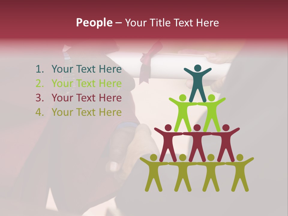 Customs And Celebrations Human Body Part Shake Hands PowerPoint Template