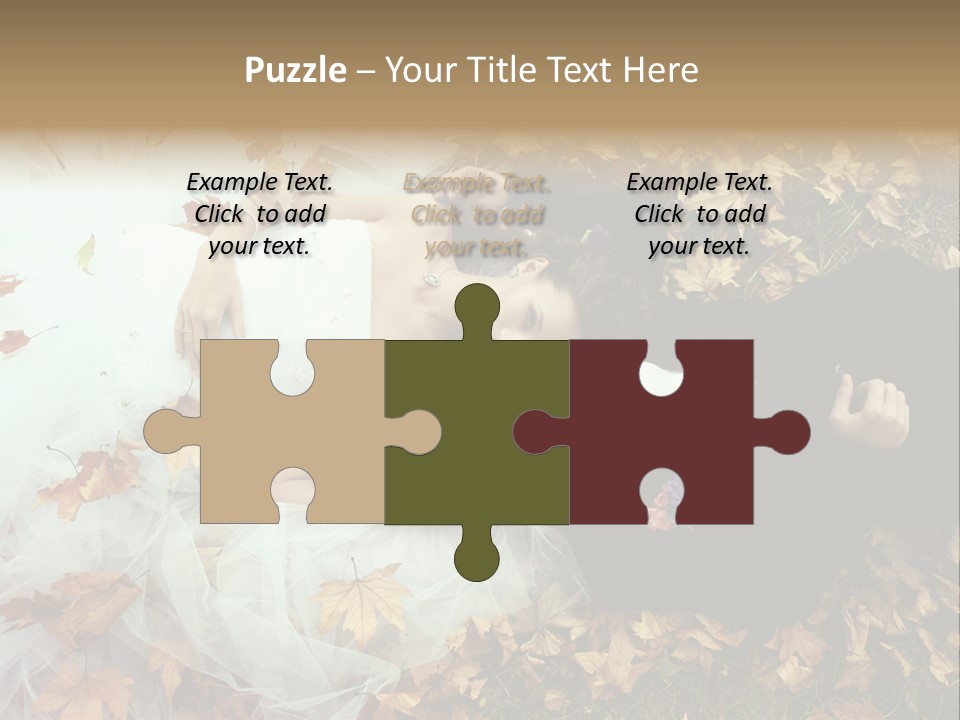 Foliage Honeymoon Occasion PowerPoint Template