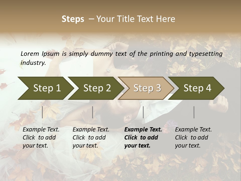 Foliage Honeymoon Occasion PowerPoint Template