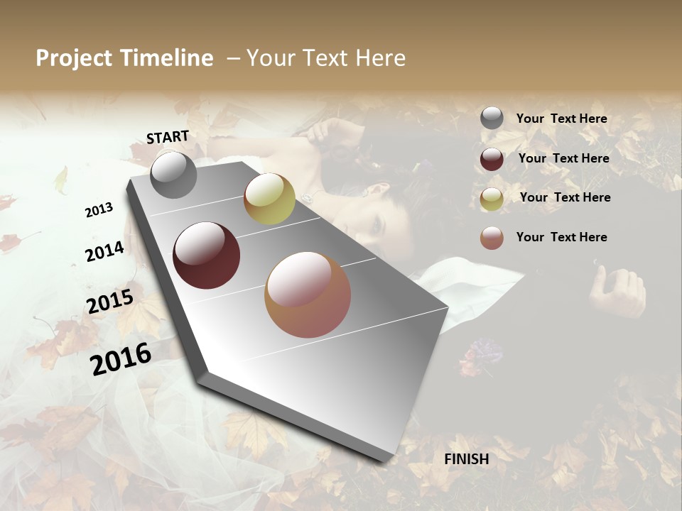 Foliage Honeymoon Occasion PowerPoint Template