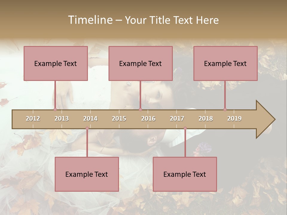 Foliage Honeymoon Occasion PowerPoint Template