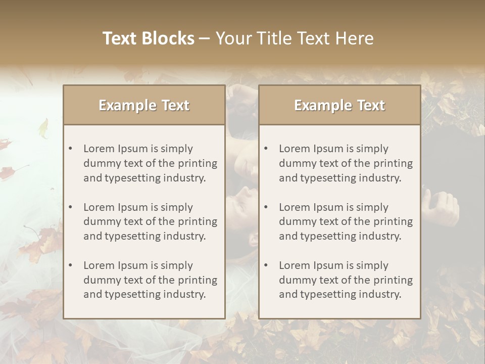 Foliage Honeymoon Occasion PowerPoint Template