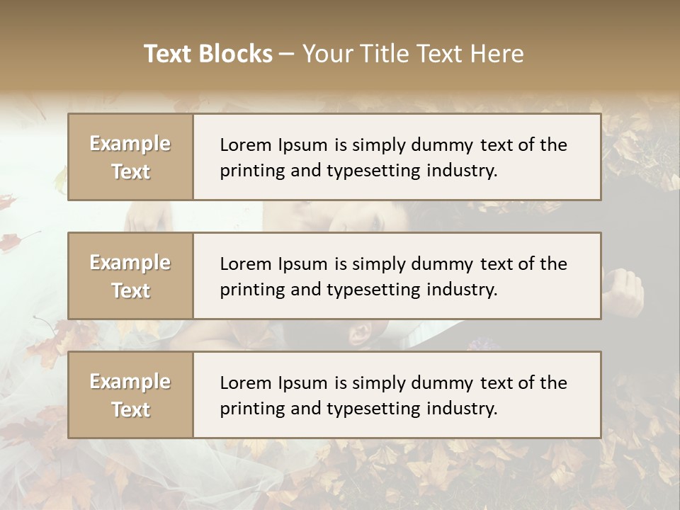 Foliage Honeymoon Occasion PowerPoint Template