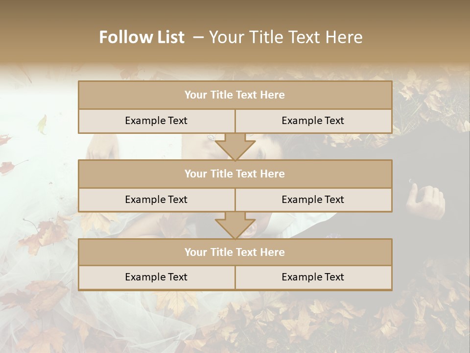 Foliage Honeymoon Occasion PowerPoint Template