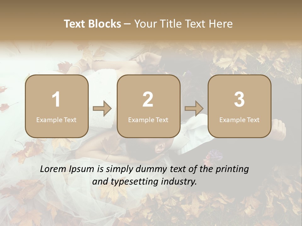 Foliage Honeymoon Occasion PowerPoint Template