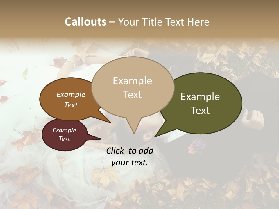 Foliage Honeymoon Occasion PowerPoint Template