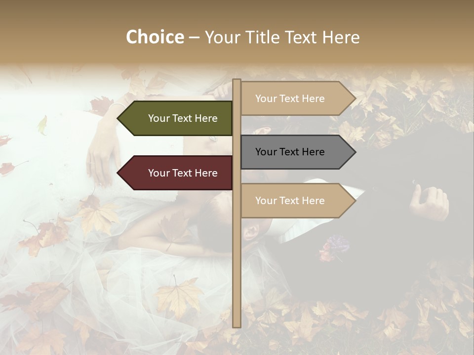 Foliage Honeymoon Occasion PowerPoint Template