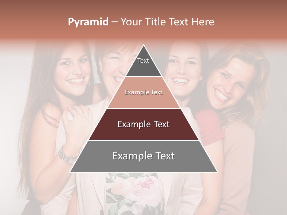 Cute Women Blue PowerPoint Template