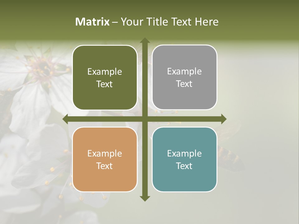 Nature Insect Flight PowerPoint Template