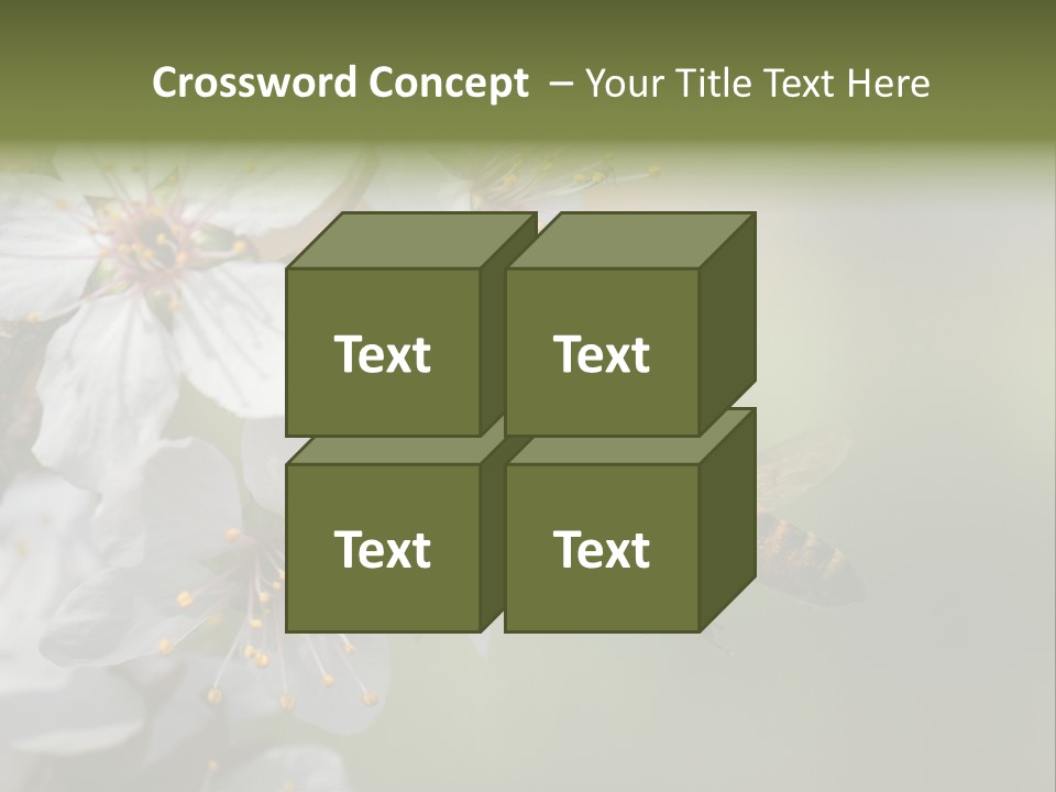 Nature Insect Flight PowerPoint Template