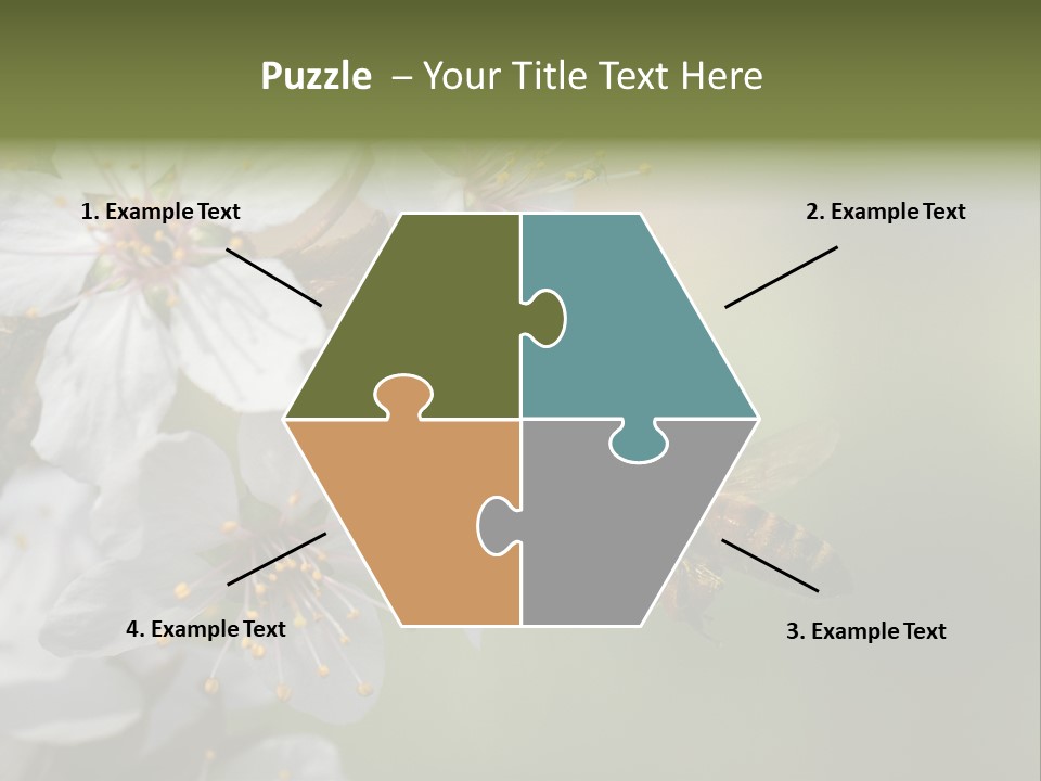 Nature Insect Flight PowerPoint Template