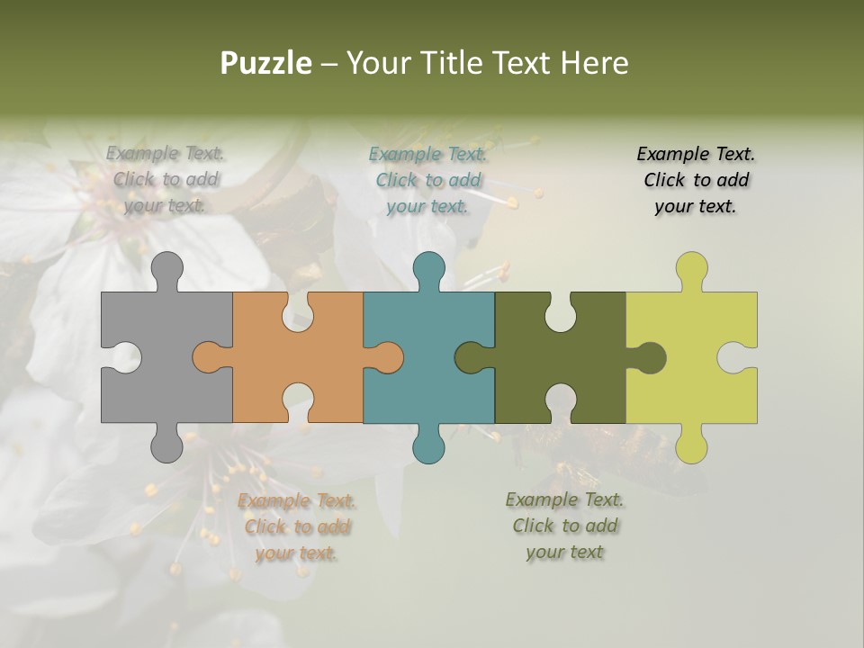 Nature Insect Flight PowerPoint Template