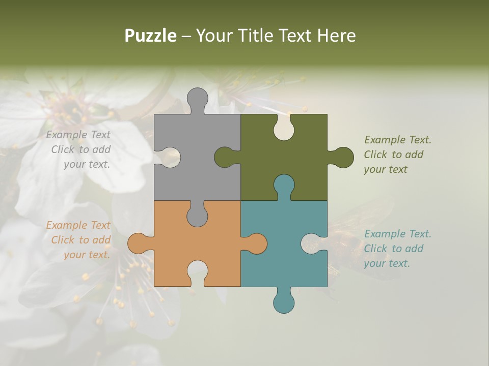 Nature Insect Flight PowerPoint Template