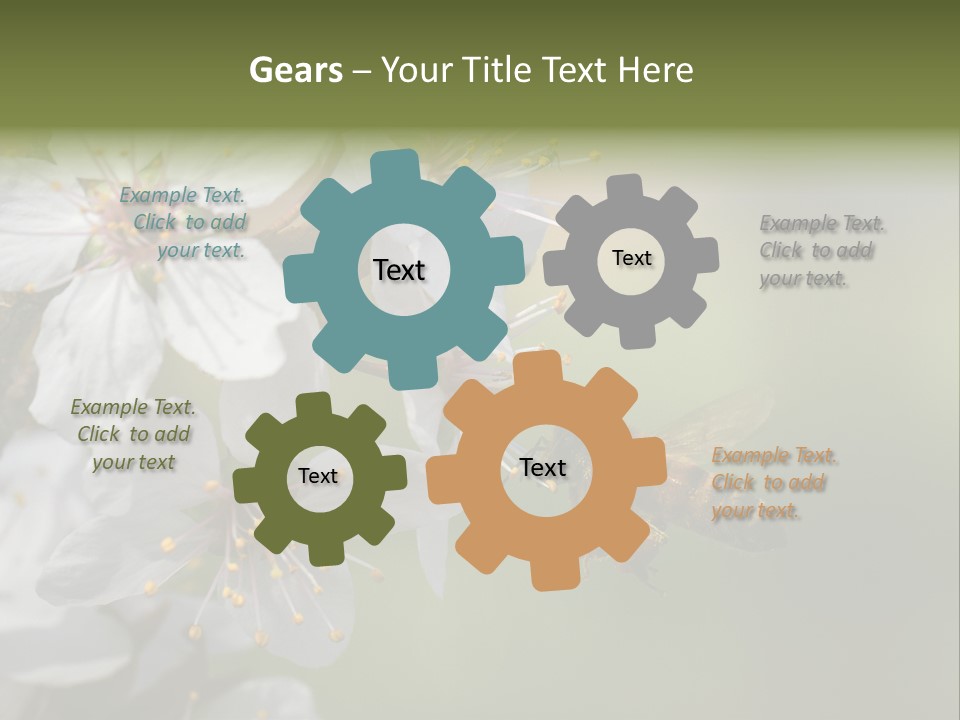 Nature Insect Flight PowerPoint Template