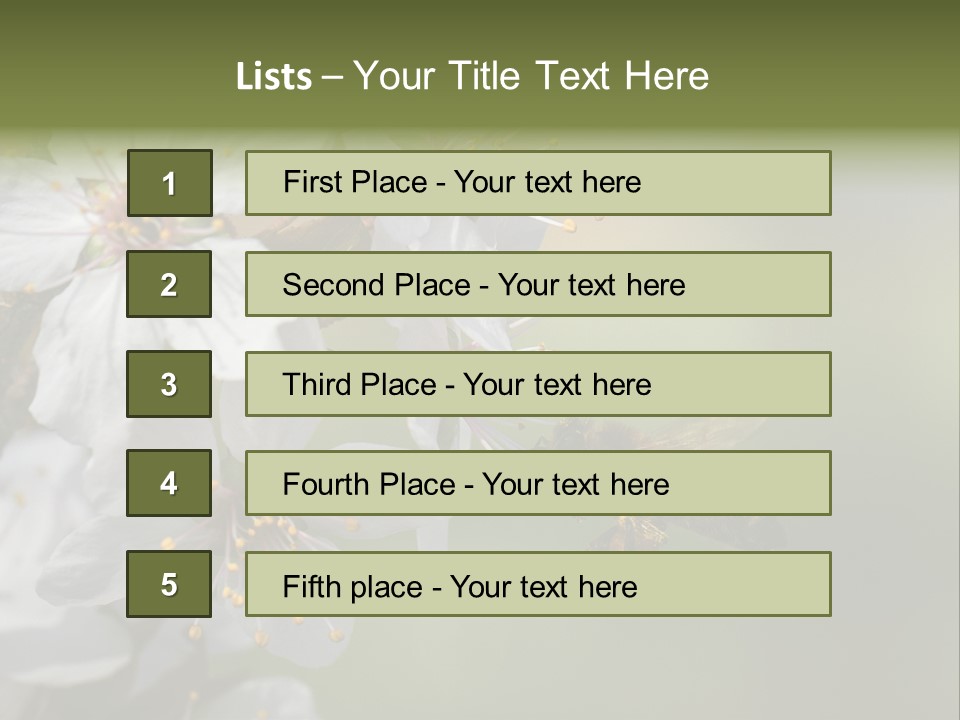 Nature Insect Flight PowerPoint Template