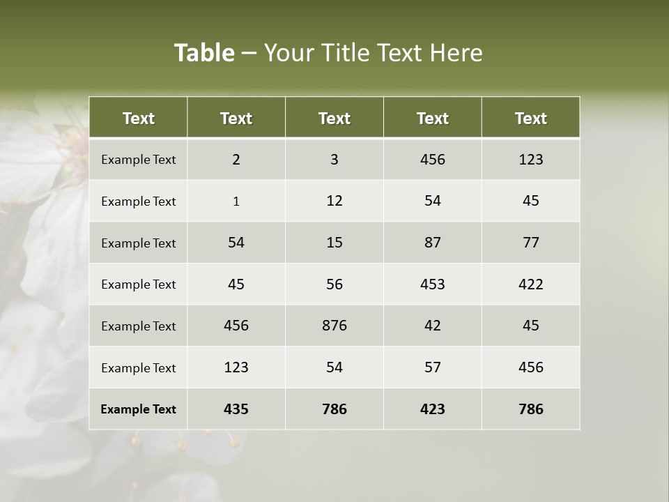 Nature Insect Flight PowerPoint Template